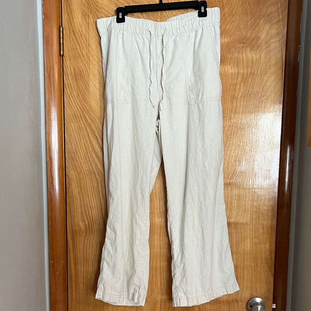 GAP linen-blend pants